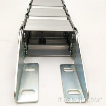 Le catene di trascinamento in acciaio a ponte di alta qualità con marchio ZDE sono adatte per le macchine utensili a CNC altri accessori per macchine utensili